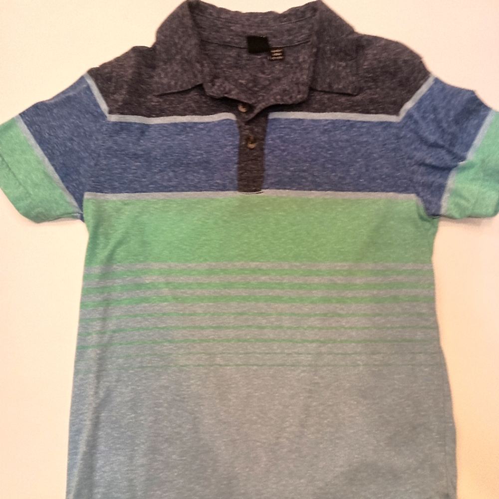 WORN 1X BOYS POLO SHIRT SZ S